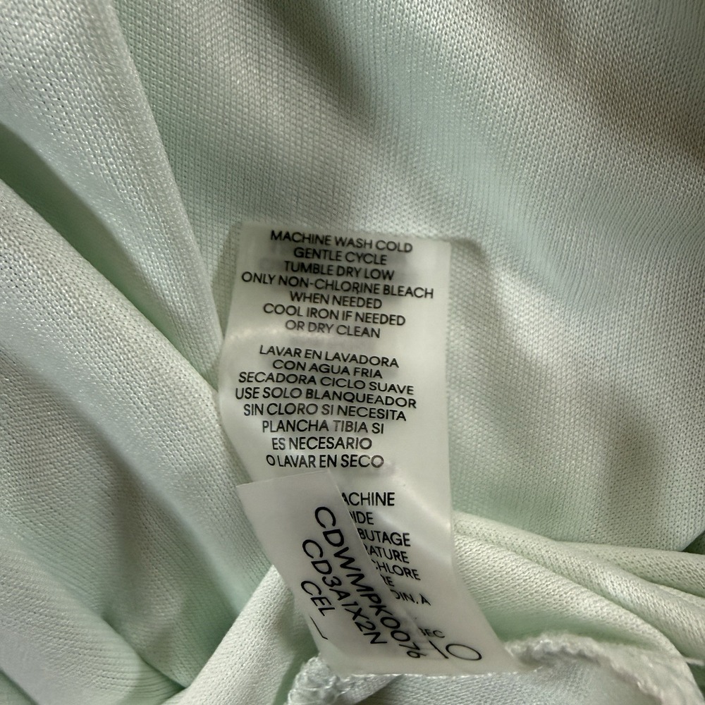 Calvin Klein Dress Women's Size 4 Mint Green Ring Waist Sheath Stretch NWT - Picture 5 of 10